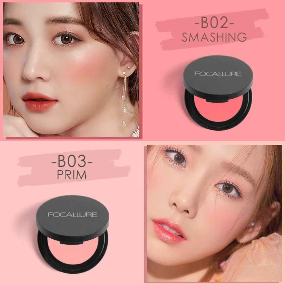 FOCALLURE Blush Powder – Natural Makeup 2.8g