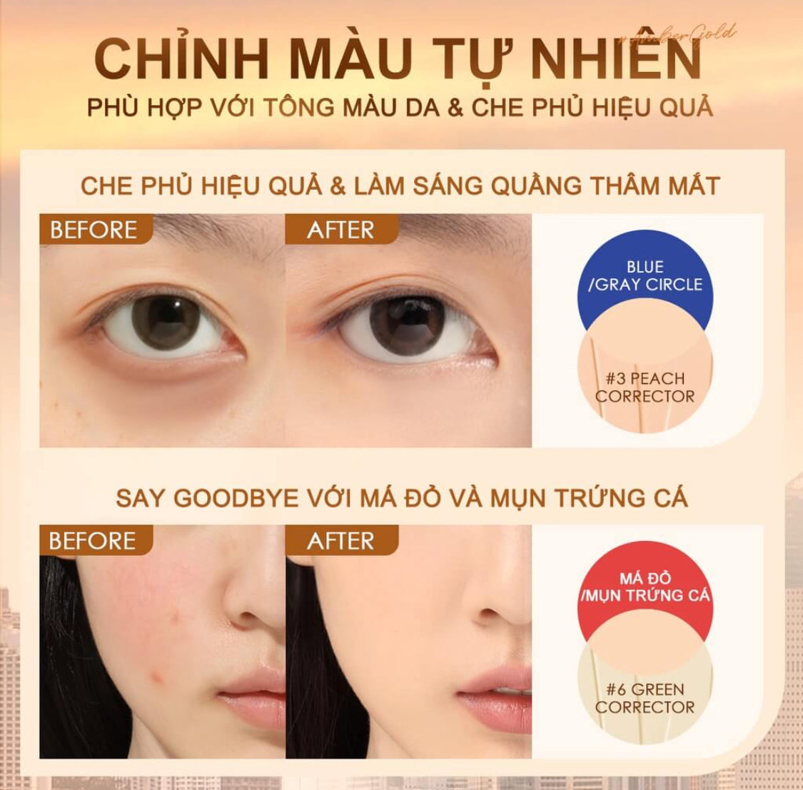 Focallure 2 in 1 Long Lasting, Waterproof Concealer