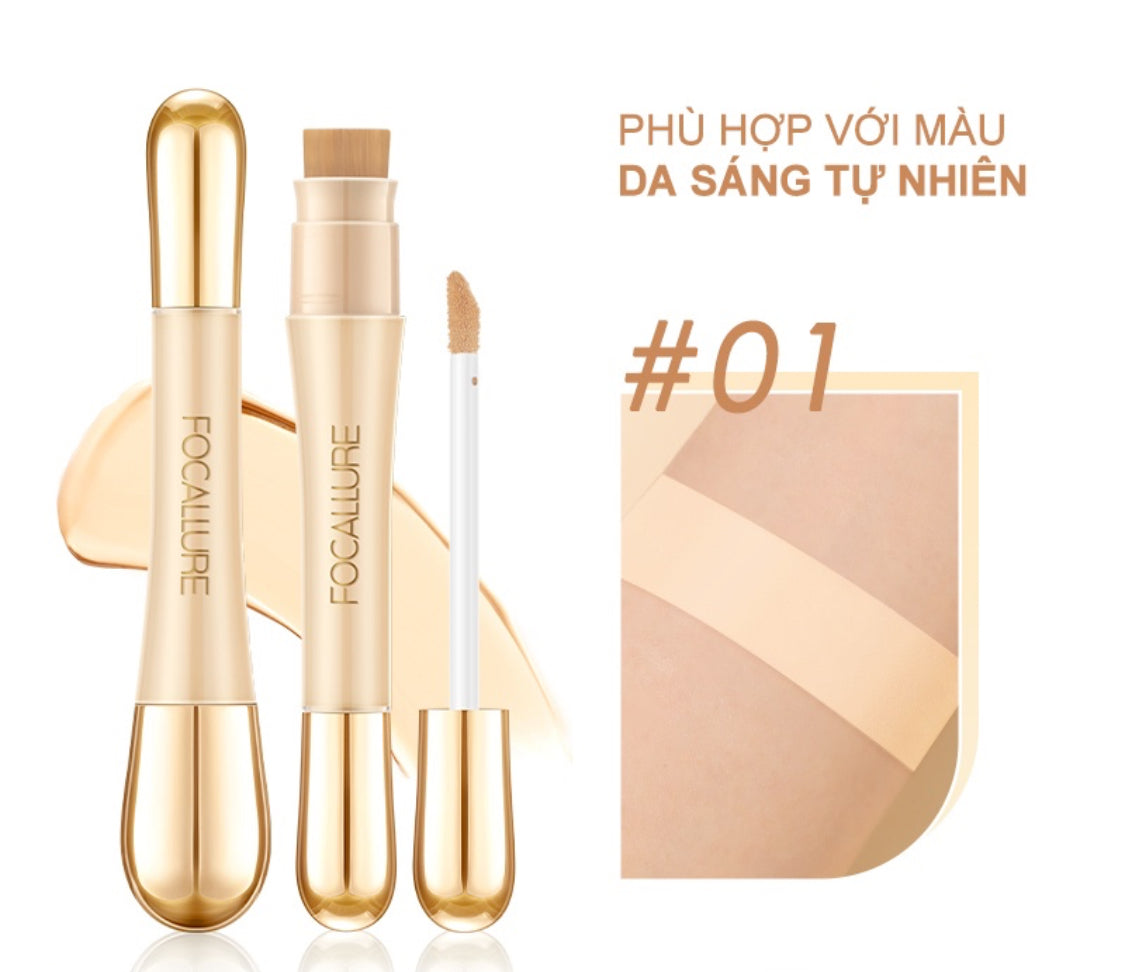 Focallure 2 in 1 Long Lasting, Waterproof Concealer